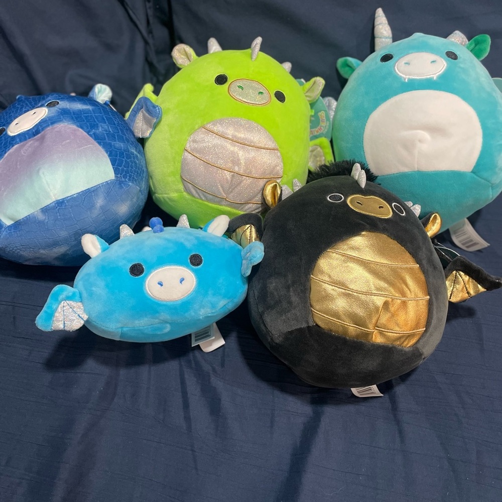 Squishmellow dragon set